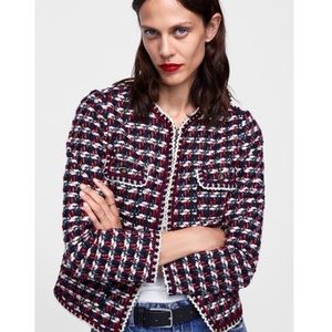 Zara Tweed jacket size Medium